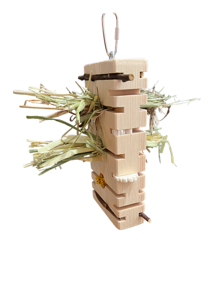 Block Bench Foraging Interactive Foraging Block for Small Pets - Pet Quest Foraging Toys (9 ...