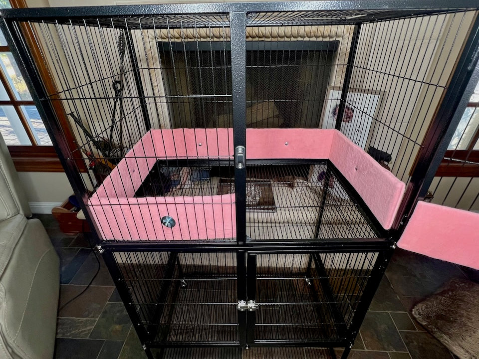 Cage Guard Set - Fleece Covered | Feisty Ferret / Frisky Ferret / Prevue Cages